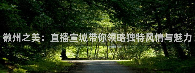 nba柠檬直播：徽州之美：直播宣城带你领略独特风情与魅力